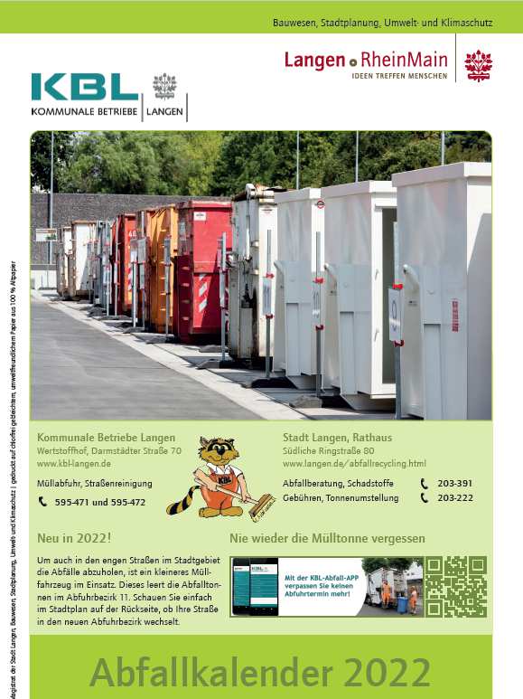 Alle Infos rund um den Abfall - Kommunalen Betriebe Langen