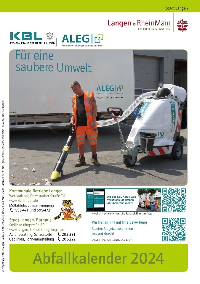 Wann kommt die Müllabfuhr? - Kommunalen Betriebe Langen